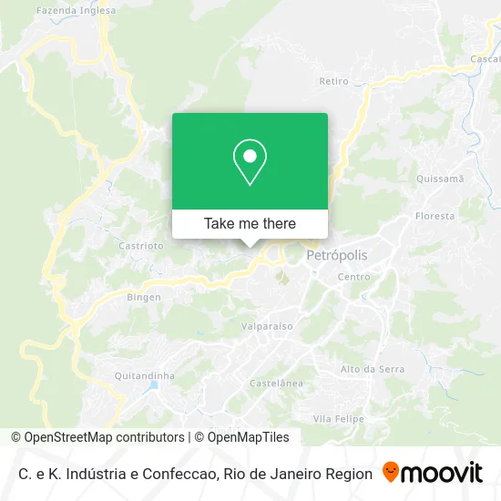 C. e K. Indústria e Confeccao map