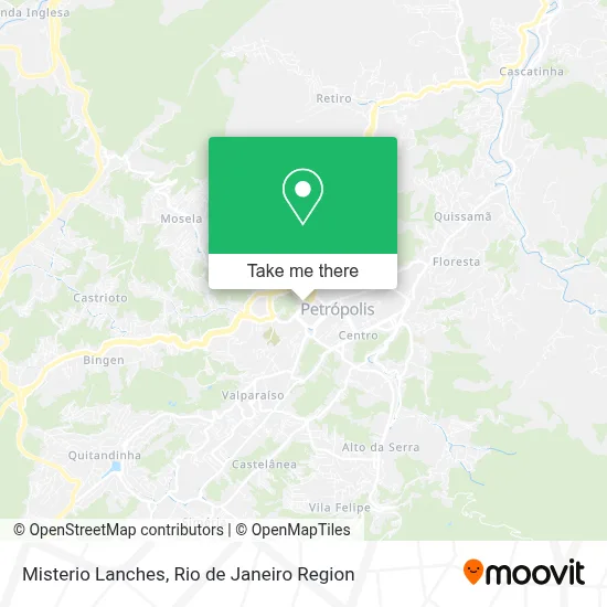 Misterio Lanches map