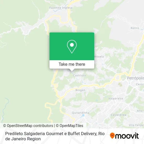 Predileto Salgaderia Gourmet e Buffet Delivery map