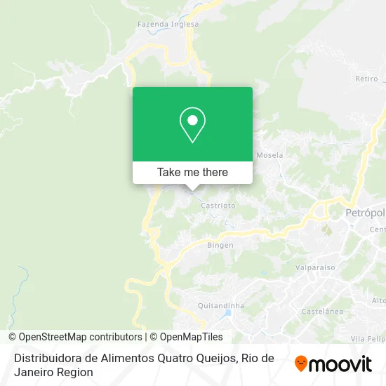 Distribuidora de Alimentos Quatro Queijos map