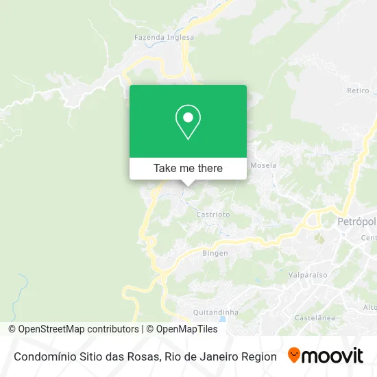 Condomínio Sitio das Rosas map