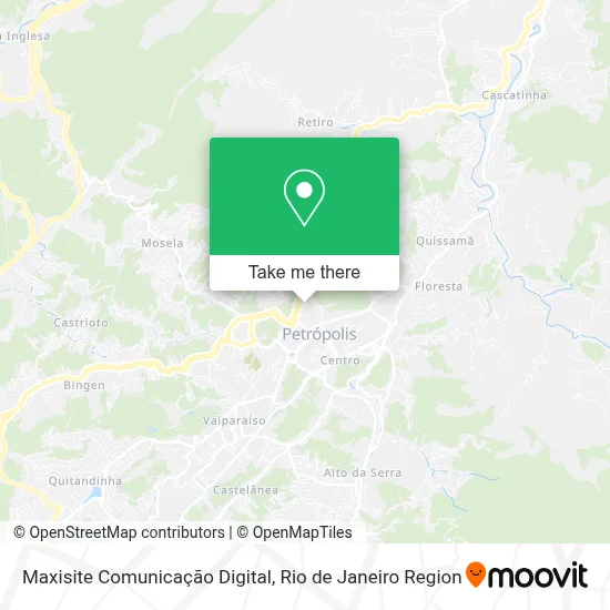 Maxisite Comunicação Digital map