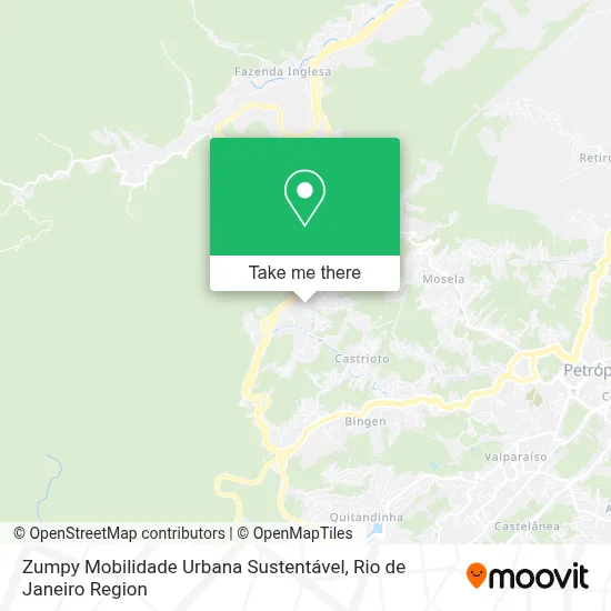 Zumpy Mobilidade Urbana Sustentável map