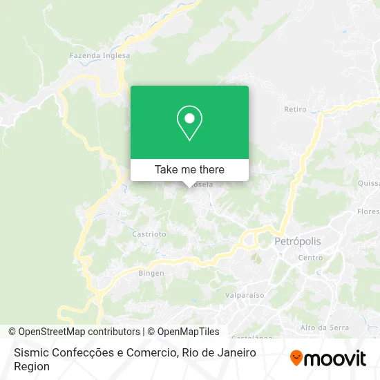 Sismic Confecções e Comercio map