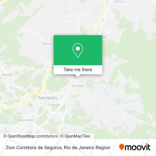 Zion Corretora de Seguros map