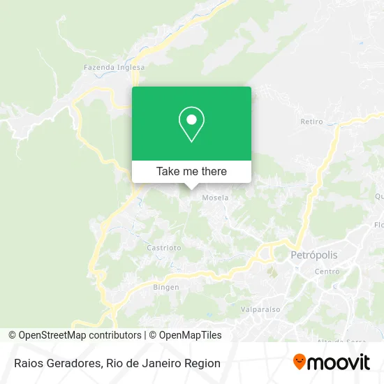 Raios Geradores map