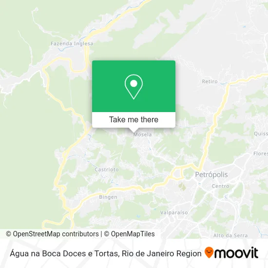 Água na Boca Doces e Tortas map