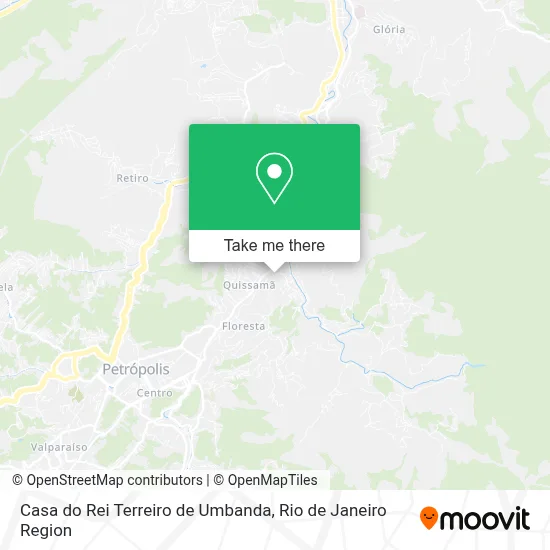 Casa do Rei Terreiro de Umbanda map