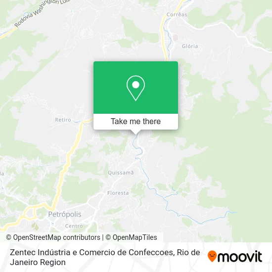 Zentec Indústria e Comercio de Confeccoes map