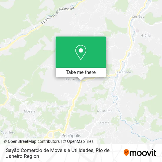 Sayão Comercio de Moveis e Utilidades map