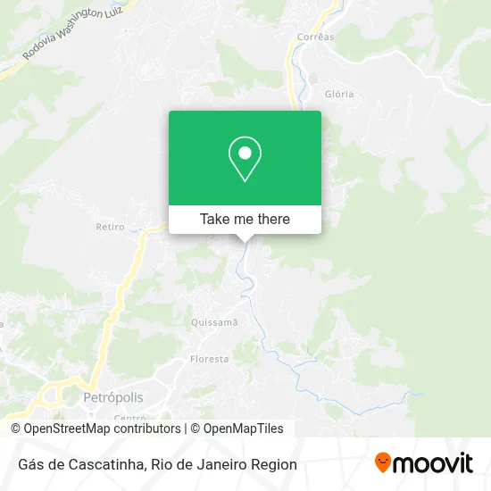 Gás de Cascatinha map