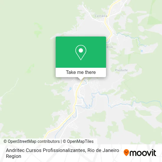 Andritec Cursos Profissionalizantes map