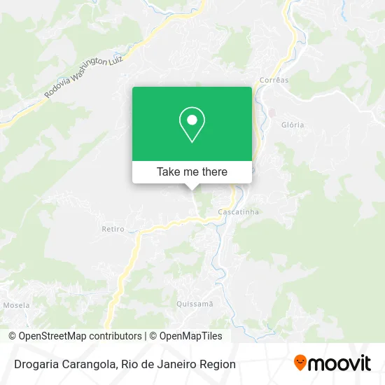 Drogaria Carangola map