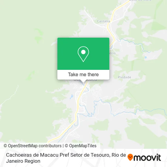 Cachoeiras de Macacu Pref Setor de Tesouro map