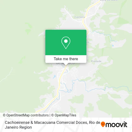 Cachoeirense & Macacuana Comercial Doces map