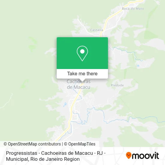 Progressistas - Cachoeiras de Macacu - RJ - Municipal map