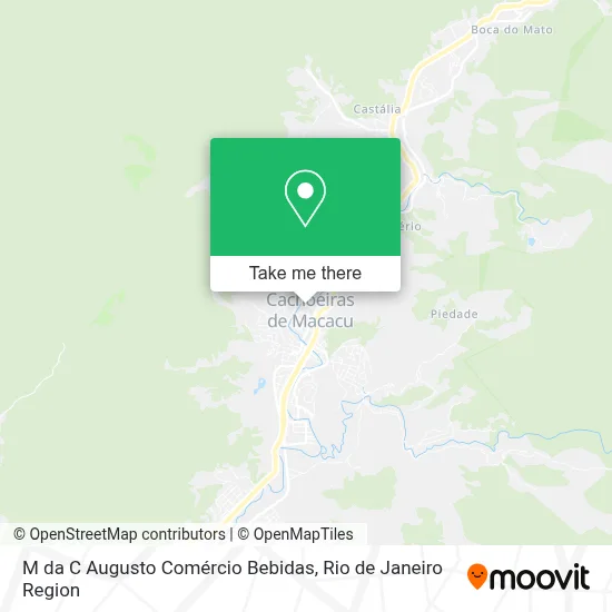 M da C Augusto Comércio Bebidas map