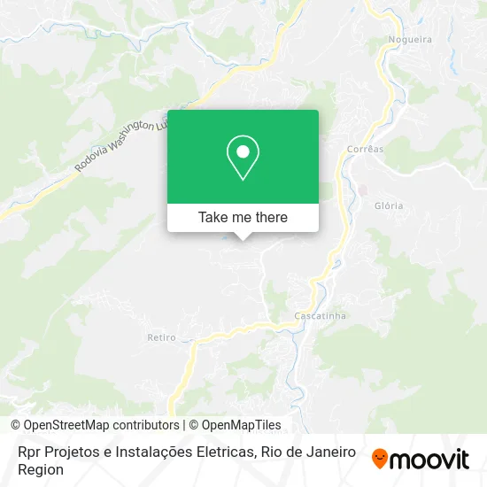 Rpr Projetos e Instalações Eletricas map