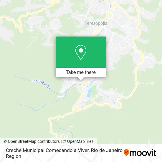 Creche Municipal Comecando a Viver map