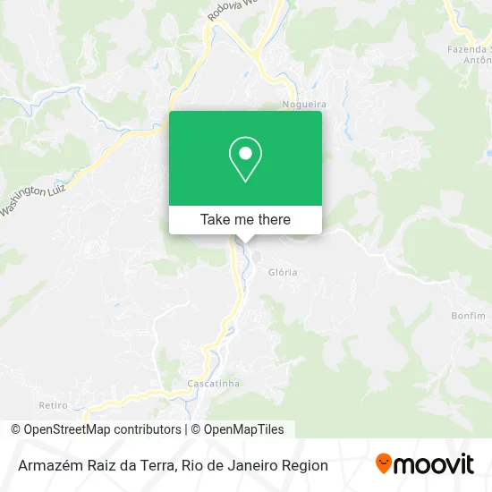 Armazém Raiz da Terra map