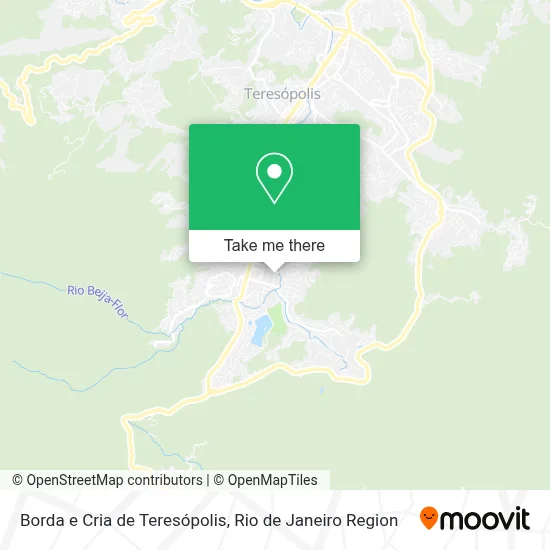 Borda e Cria de Teresópolis map