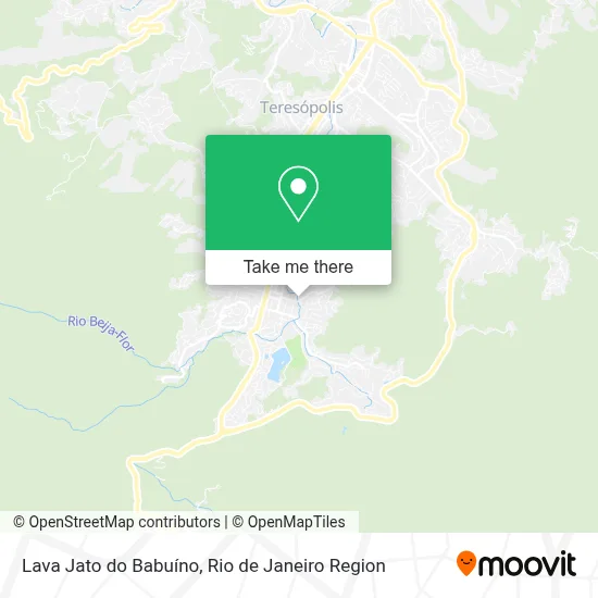 Lava Jato do Babuíno map