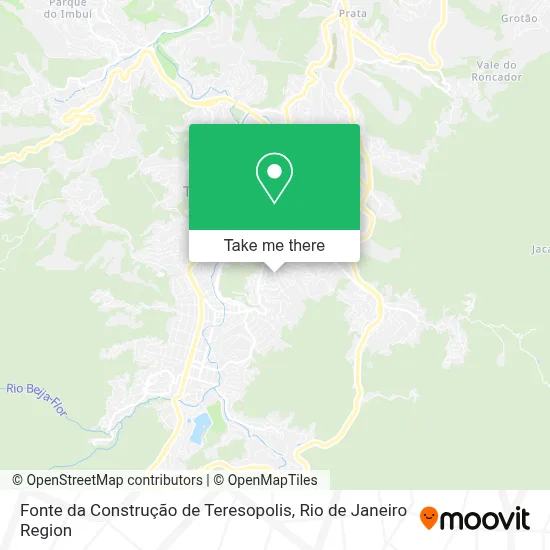 Fonte da Construção de Teresopolis map