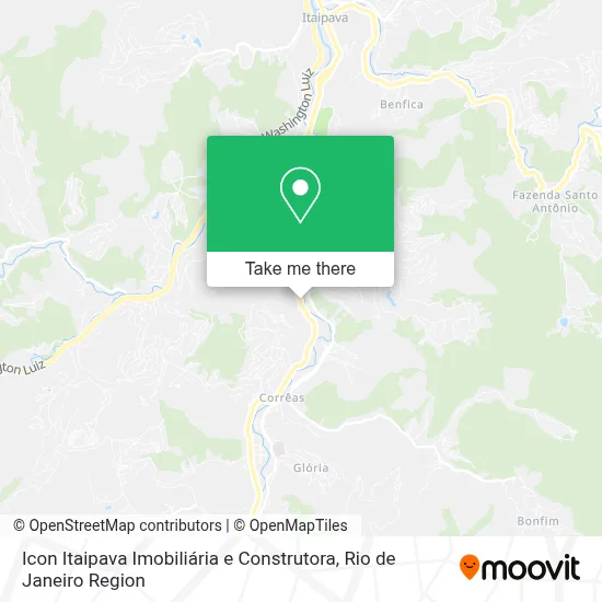 Icon Itaipava Imobiliária e Construtora map