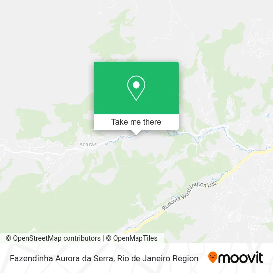 Fazendinha Aurora da Serra map
