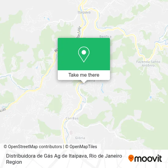 Distribuidora de Gás Ag de Itaipava map