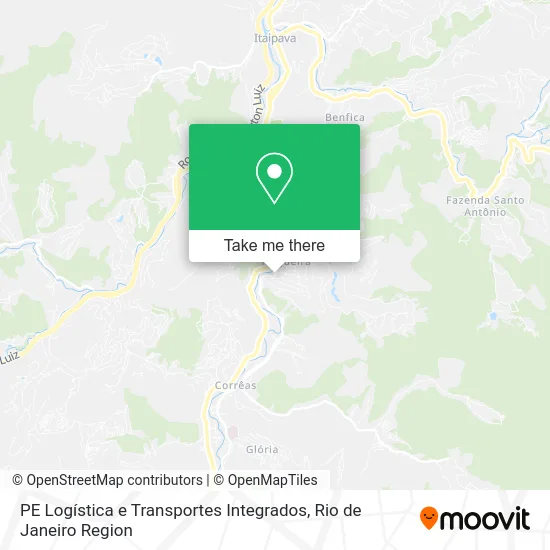 PE Logística e Transportes Integrados map