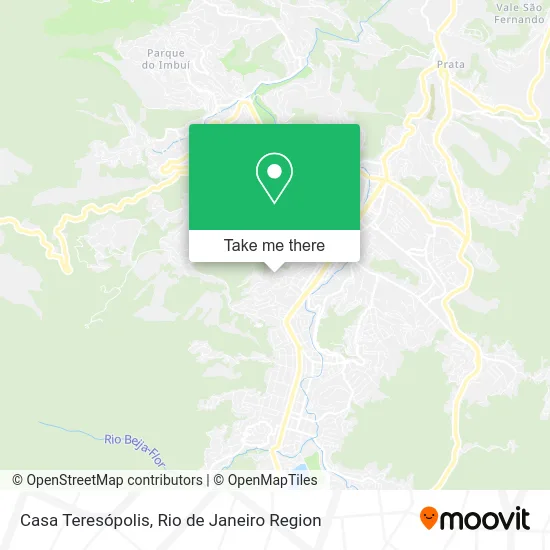Casa Teresópolis map