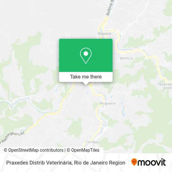 Praxedes Distrib Veterinária map
