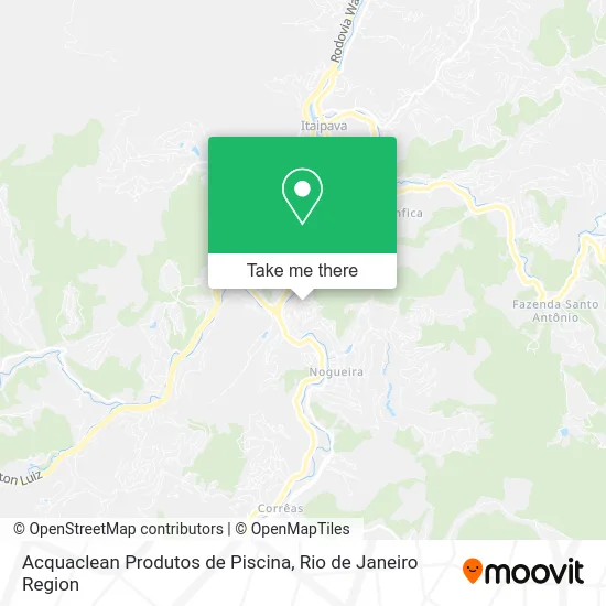 Acquaclean Produtos de Piscina map