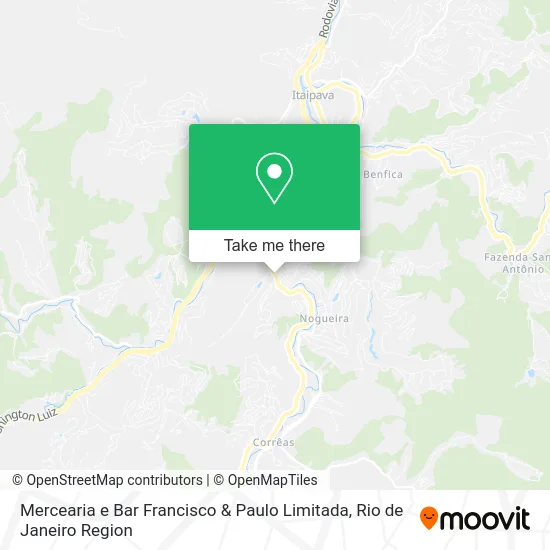 Mercearia e Bar Francisco & Paulo Limitada map