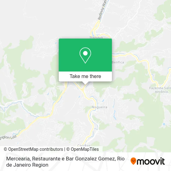 Mercearia, Restaurante e Bar Gonzalez Gomez map