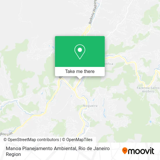 Manoa Planejamento Ambiental map
