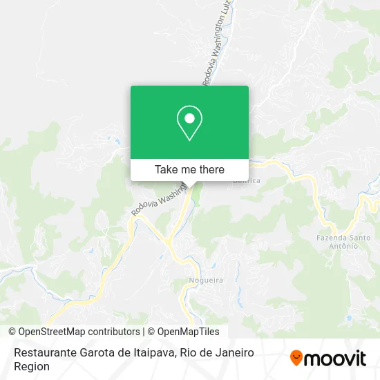 Restaurante Garota de Itaipava map