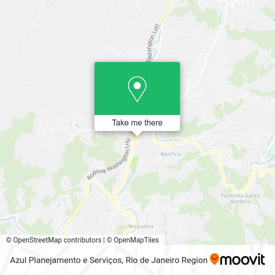 Azul Planejamento e Serviços map