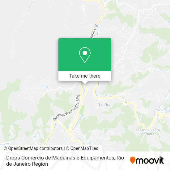 Drops Comercio de Máquinas e Equipamentos map