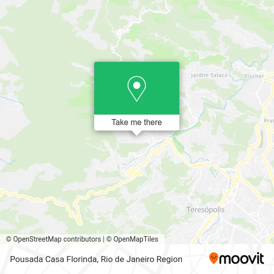 Pousada Casa Florinda map
