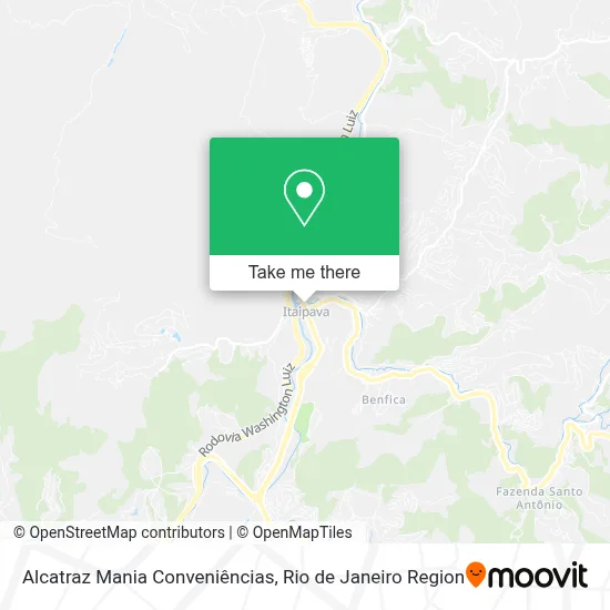 Alcatraz Mania Conveniências map