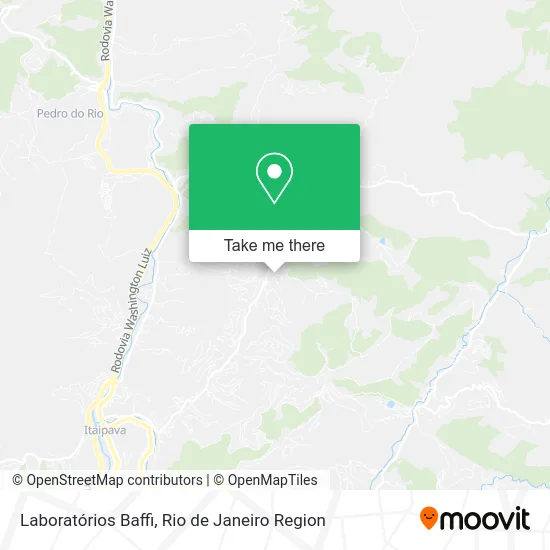 Laboratórios Baffi map
