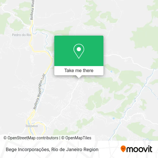 Bege Incorporações map