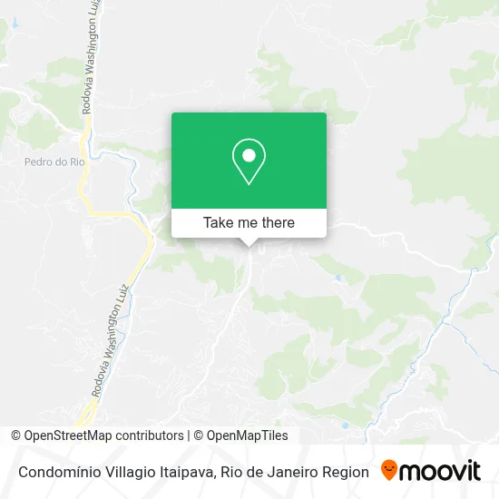 Condomínio Villagio Itaipava map