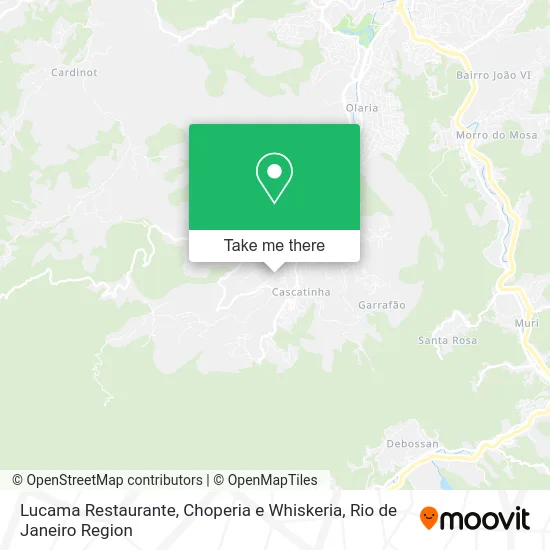 Lucama Restaurante, Choperia e Whiskeria map