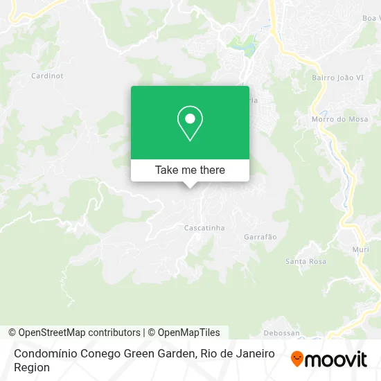 Condomínio Conego Green Garden map