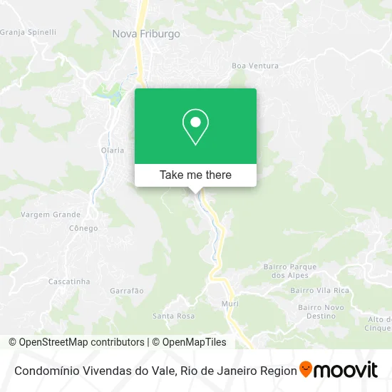 Condomínio Vivendas do Vale map