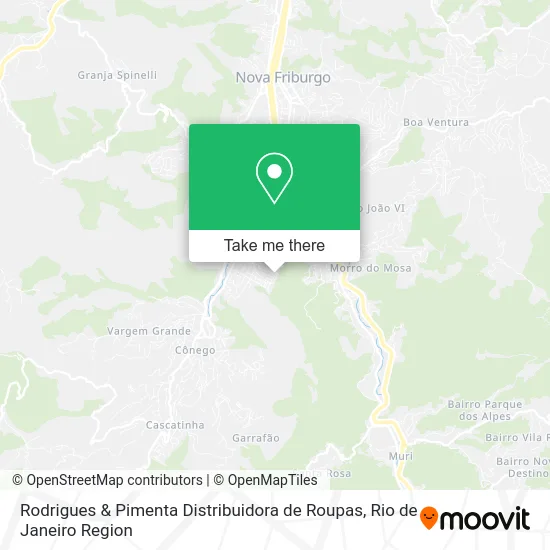 Rodrigues & Pimenta Distribuidora de Roupas map