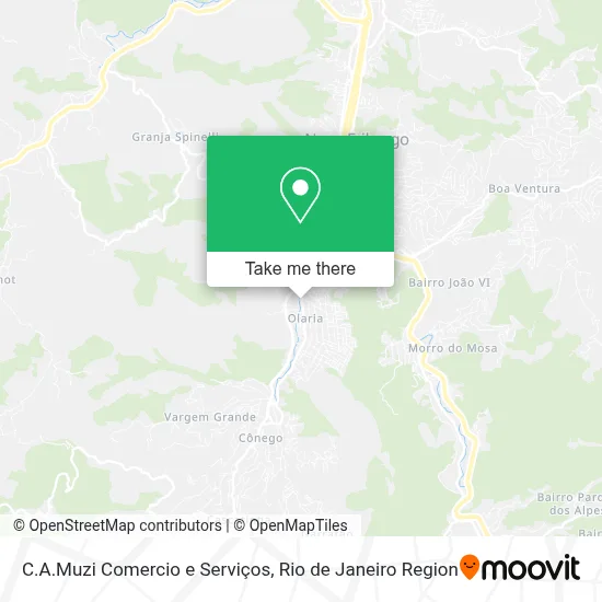 C.A.Muzi Comercio e Serviços map